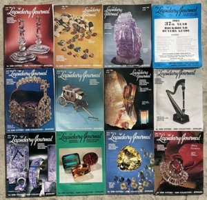 1983 Full Year 12 Lapidary Journal Vintage Gem Cutting Magazines - Picture 1 of 18