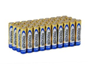 40 x Maxell AAA Power Alkaline Batteries Economy Pack LR03 MN2400 NEW UK STOCK