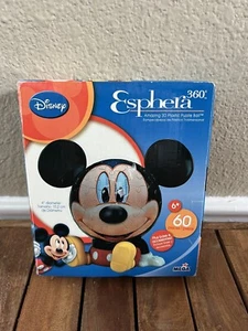 Disney Esphera Mickey Mouse 3D~360 Plastic Puzzle Ball 60 Pieces - Picture 1 of 3