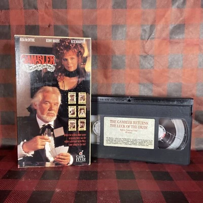 The Gambler Returns - The Luck of the Draw (VHS 1993) Kenny Rogers Reba McEntire Foto 1 de 4
