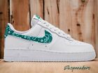 Nike Air Force 1 Low '07 Ess blanc vert Paisley DH4406-102 femmes taille 5,5. NEUF