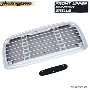 Chrome Front Grille Replacement Fit For Freightliner Columbia BugScreen 2000-08