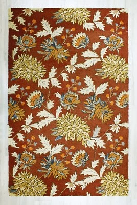 Flowkati Tufted Wool Handmade Rugs Carpets For Bedroom Livingroom Modern rugs - Image 1 of 4