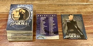 2001 Inkworks Lara Croft Tomb Raider 1-90 Trading Card Base Set With Wrapper
