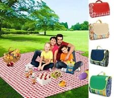 Extra Large 3m x2m Waterproof Portable Picnic Blanket Foldable Camping Beach Mat