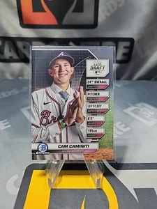 2024 Bowman Draft Cam Caminiti Chrome Draft Night #BDN-10 Atlanta Braves - Picture 1 of 2