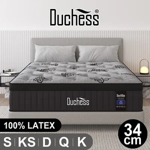QUEEN DOUBLE KING SINGLE Mattress Bed Euro Top Pocket Spring Medium Firm Foam - Picture 1 of 17