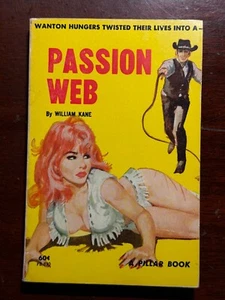 Passion Web William Kane A Pillar Book Greenleaf 1960s Vtg PB BK - Picture 1 of 3