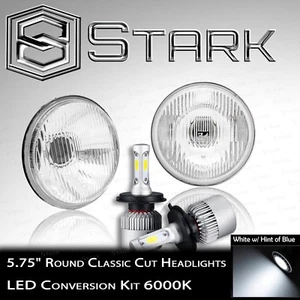 Lámpara de conversión de carcasa de vidrio de luz de cabeza H5001 H5006 5,75" redonda H4 - kit LED -C - Imagen 1 de 3