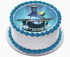 EDIBLE Little Nightmares Birthday Party Cake Topper Wafer Paper round 7.5" uncut - Picture 1 of 4