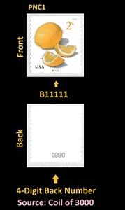 US 5256 Meyer Lemons 2c #on# PNC1 B11111 4d back # MNH 2018 - Picture 1 of 1
