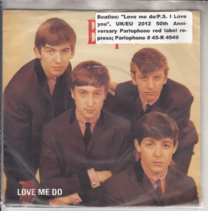 THE BEATLES Love me do PICTURE SLEEVE UK PRESSING 7" 45 RPM VINYL RECORD - Picture 1 of 4