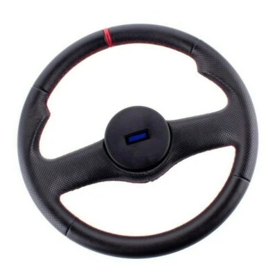 Lederlenkrad Sportlenkrad Fiat 126p  NEU LEDERBEZUG Neu Beziehen - Bild 1 von 4