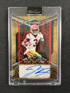 2023 Wild Card Alumination JORDAN ADDISON #AB-71 Rookie Auto Gold Laser /10 - Picture 1 of 2