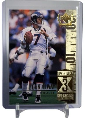 John Elway 1999 Upper Deck Century Legends Card #53 Broncos NFL HOF W/Top Loader - Image 1 of 4