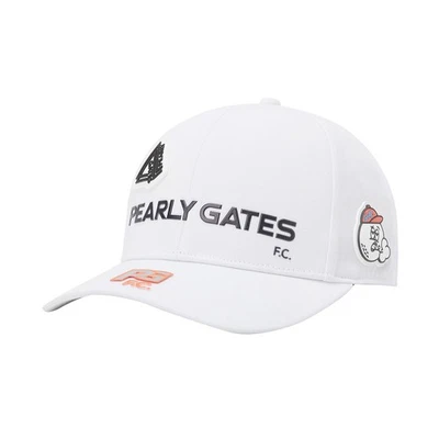 Genuine PEARLY GATES GOLF Logo Multi Patch Ball Cap Hat  - Image 1 of 4