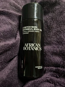 AFRICAN BOTANICS STRETCH MARK BOTANICAL BODY OIL REPARATIVE TREATMENT 3.4OZ SEAL - Picture 1 of 2