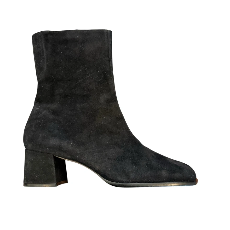 Botines Enzo Angiolini Y2K Años 90 Vintage Gamuza Tacón Punta Redonda - Talla 6.5 Foto 1 de 4