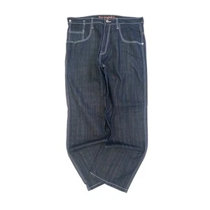 5IVE JUNGLE Jeans Straight Style Dark Blue Cotton Men's W39 L34 - Picture 1 of 8