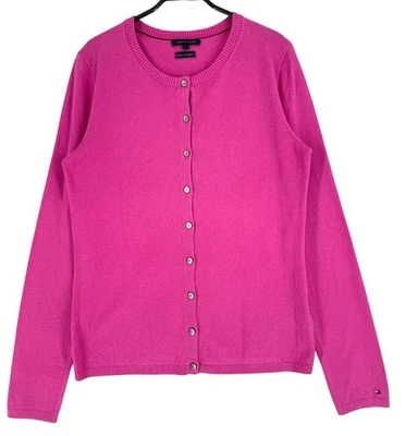 Cárdigan suéter Tommy Hilfiger para mujer 8 % cachemir talla S Foto 1 de 4