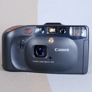 Canon Sure Shot Ace 35mm Film Point and Shoot Camera Grey Tested & Working - Picture 1 of 11