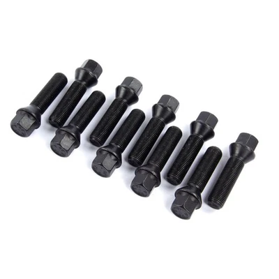 For BMW X5 2000-2005 Dinan D220-0007 Black Cone Seat Lug Bolt Set Foto 1 de 4