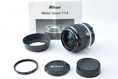[Near MINT] Nikon Ai-s NIKKOR 35mm f/1.4 Wide Angle MF Lens from Japan #291 - Image 1 of 4