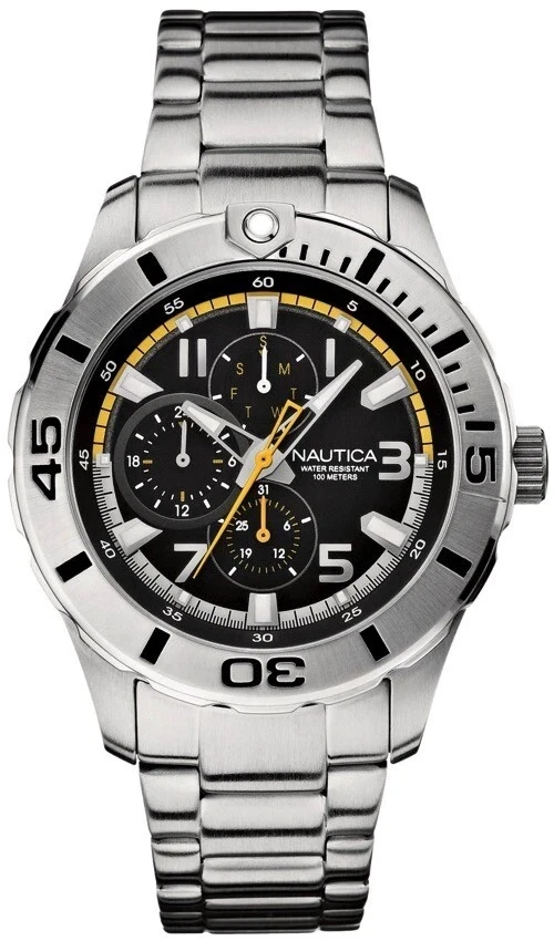 Nautica NST 08 Multi Stainless Steel Men's watch #N15099G - image 1 of 1