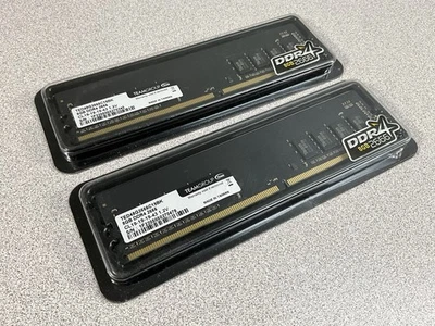 MEMORIA DE ESCRITORIO 16 GB (2X8 GB) TEAMGROUP DDR4 2666 MHz TED48G2666C19BK CAJA ABIERTA Foto 1 de 3