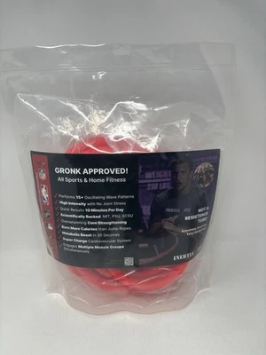 Inertia Wave Battleropes Gronk Fitness Edition Cardio Strength Training Red - Image 1 of 4