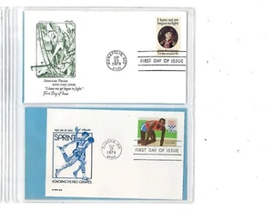 US: 2 FDCs XF 52514 - Picture 1 of 1