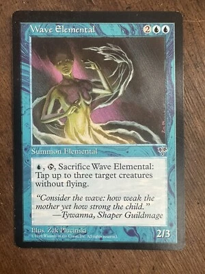 MTG: Wave Elemental - Mirage - Magic The Gathering 1996 - Image 1 of 2
