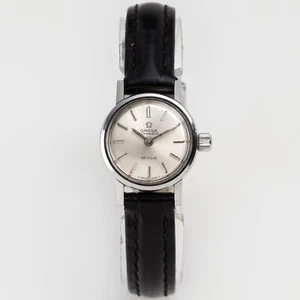 Omega De Ville Automatic Ladies Vintage Silver Cocktail Watch 20 mm - Picture 1 of 10