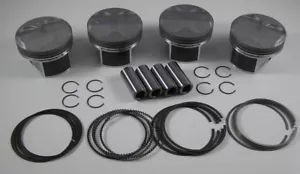 JDM NIPPON RACING FLOATING 86.50MM RRC CTR CIVIC TYPE R K20 FD2 PISTON SET NPR - Picture 1 of 4