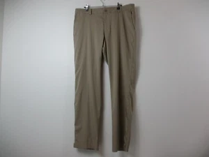 Nike Mens Pants 36x32 Regular Chino Straight Brown Stretch Mid Rise Casual - Picture 1 of 11