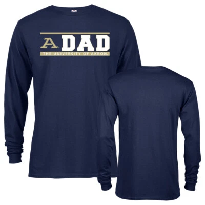 University of Akron Zips Dad Tee Father Parent Tee Long Sleeve T-Shirt - Image 1 of 4