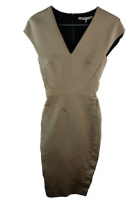 Victoria Beckham Womans Dress No 335 Size 6 Pencil Knee Length V Neck - Picture 1 of 9