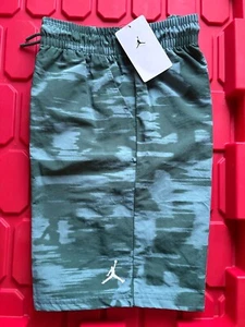 NEW Jordan Boys Youth Size Large 12-13 Yrs Rugged Nylon Shorts, Oxidized Green - Picture 1 of 2