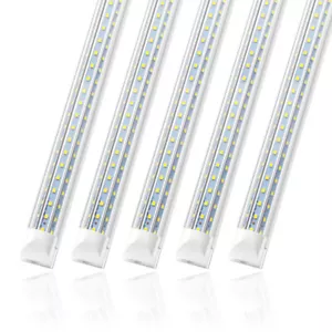 T8 8FT LED Tube Lights 4FT 2FT LED Shop Light Ceiling Fixtures Garage Warehouse - Picture 1 of 15