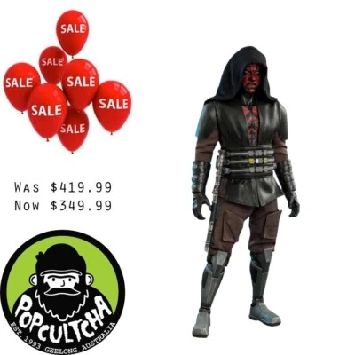 Star Wars: The Clone Wars - Darth Maul 1/6th Scale Hot Toys Action Figure "New" - image 1 of 4