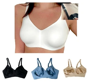 Ex Marks Nursing Maternity Bra White Non Wire Multi-Way Strap Non Padded Flexi - Picture 1 of 10