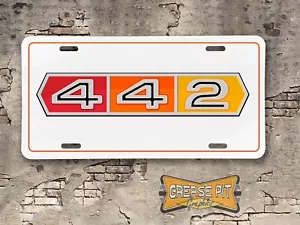 1966 - 1967 Oldsmobile Cutlass 442 Booster License Plate - Bild 1 von 1