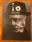 2023 Peter Gabriel i/o The Tour Program Book North America  programme Genesis