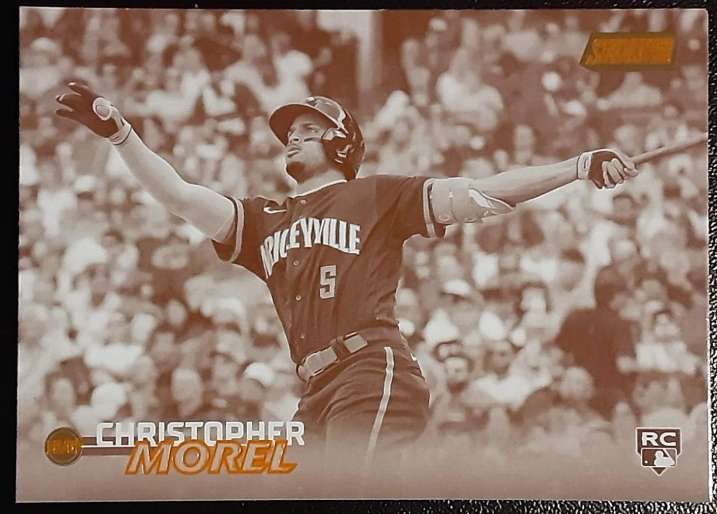 2023 Topps Stadium Club Sepia Rookie Card RC Parallel #139 - Christopher Morel