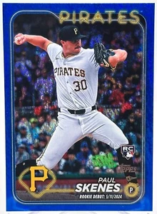 Paul Skenes 2024 Topps Update Blue Foilboard Parallel Rookie Debut /999 HOT - Picture 1 of 2