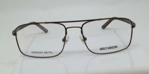 Harley Davidson HD0770 Brown 049 Aviator Eyeglasses Frame 58-18-150 New RX - Picture 1 of 6