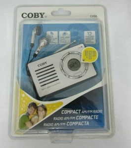 COBY COMPACT AM/FM RADIO CX50 New - Free Shipping - Picture 1 of 3