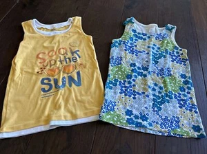 gymboree 10 girls floral tank top sun set lot vguc - Picture 1 of 7