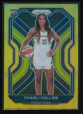 Charli Collier 2021 Panini Prizm WNBA Gold Prizm #89 Rookie RC /10 - Image 1 of 2