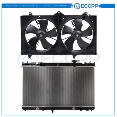 Radiator Cooling Fan Kit For 2002-2006 Toyota Camry 2004-2008 Toyota Solara Foto 1 de 4
